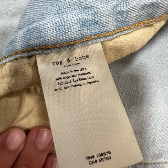 Rag and bone made in USA jeans slim fit 2 size 38 - Picture 7 of 7
